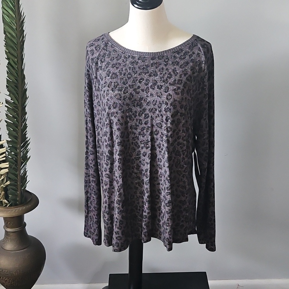 Sonoma The Super Soft Tee in leopard print NWT